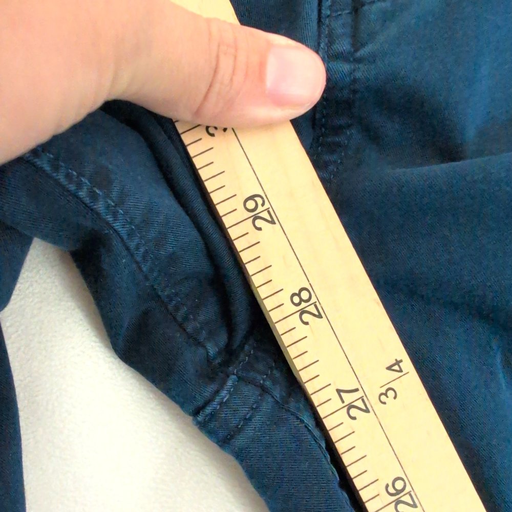 Crown & Ivy Men's Blue Chino Pants 38x30‎ - Picture 8 of 10